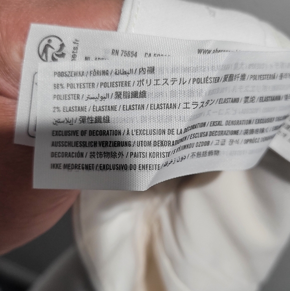 Abercrombie & Fitch Cream Wide Leg Pants - Picture 3 of 7